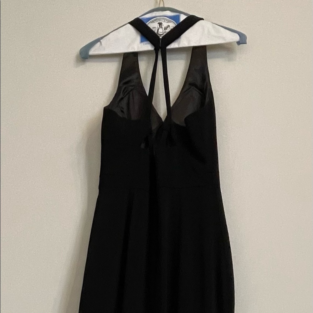 Long black dress, size 2 - Picture 4 of 5